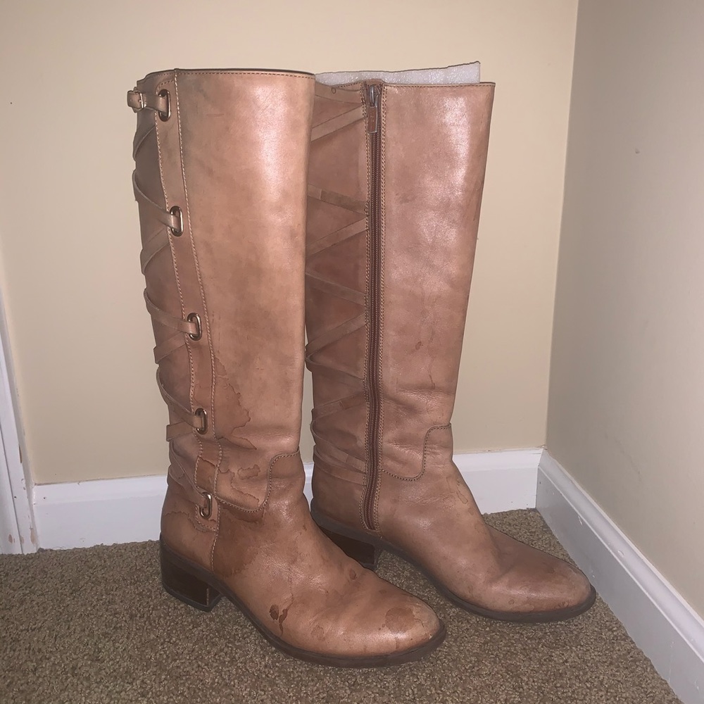 BCBG tall leather boots